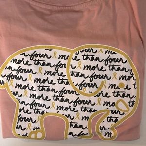 Ivory Ella Long Sleeve Childhood Cancer Tee